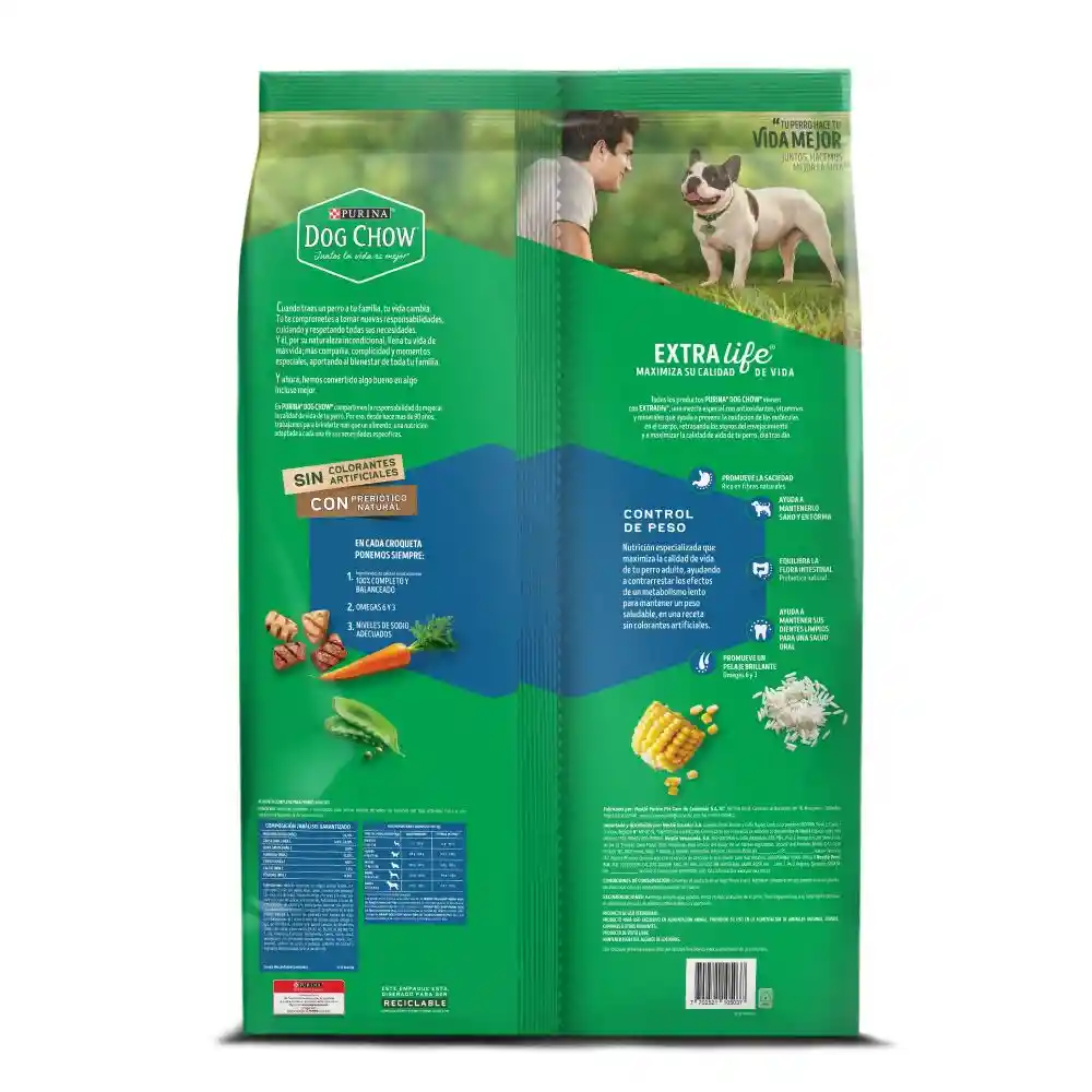 Comida para perro Dog Chow control de peso (Light) x 8 kg