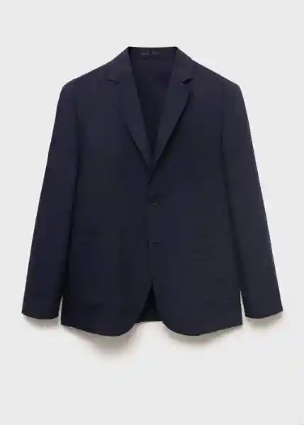 Blazer Americana Delave Navy Talla 48 Hombre Mango