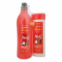 Muss Kit Shampoo + Acondicionador Liso Brasilero