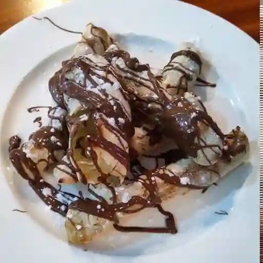 Zeppole al forno con nutella o arequipe