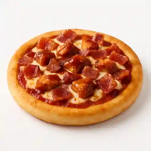 Pizzeta barbacoa y tocineta