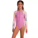 Vestido de Baño Patchwork Stripes Junior Femenino 14 Speedo