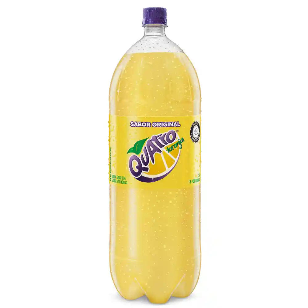 Gaseosa Quatro Toronja Sabor Original 3L
