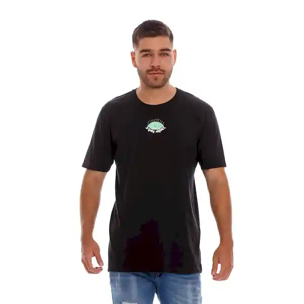Pilatos Camiseta Manga Corta Negro Talla XL