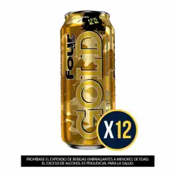 Pack X12 Latas Four Loko Gold 473 Ml