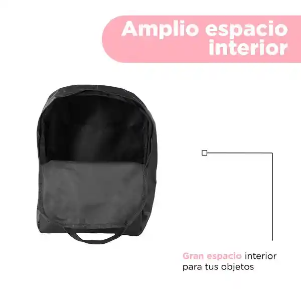 Maleta Escolar Rectangular Con Asa Azul Serie Miniso