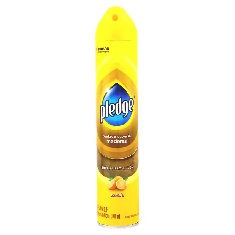 Pledge Lustrador Cuidado Madera Naranja 333092