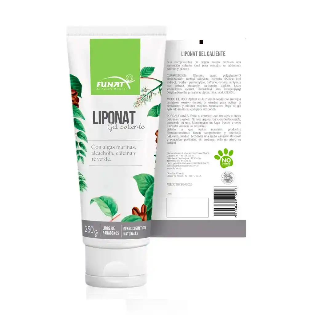 Liponat Gel Caliente Reductor