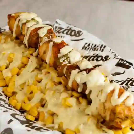 Pincho mazorca pollo