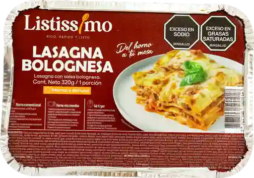 Listissimo Lasaña Boloñesa