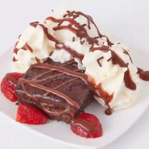 Brownie con Helado