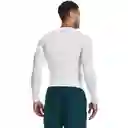 Under Armour Camiseta de Compresión de Hombre Blanco Talla SM