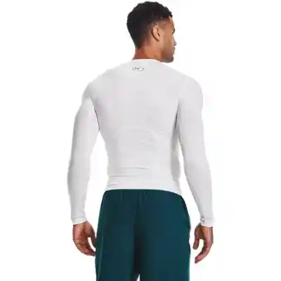 Under Armour Camiseta de Compresión de Hombre Blanco Talla SM