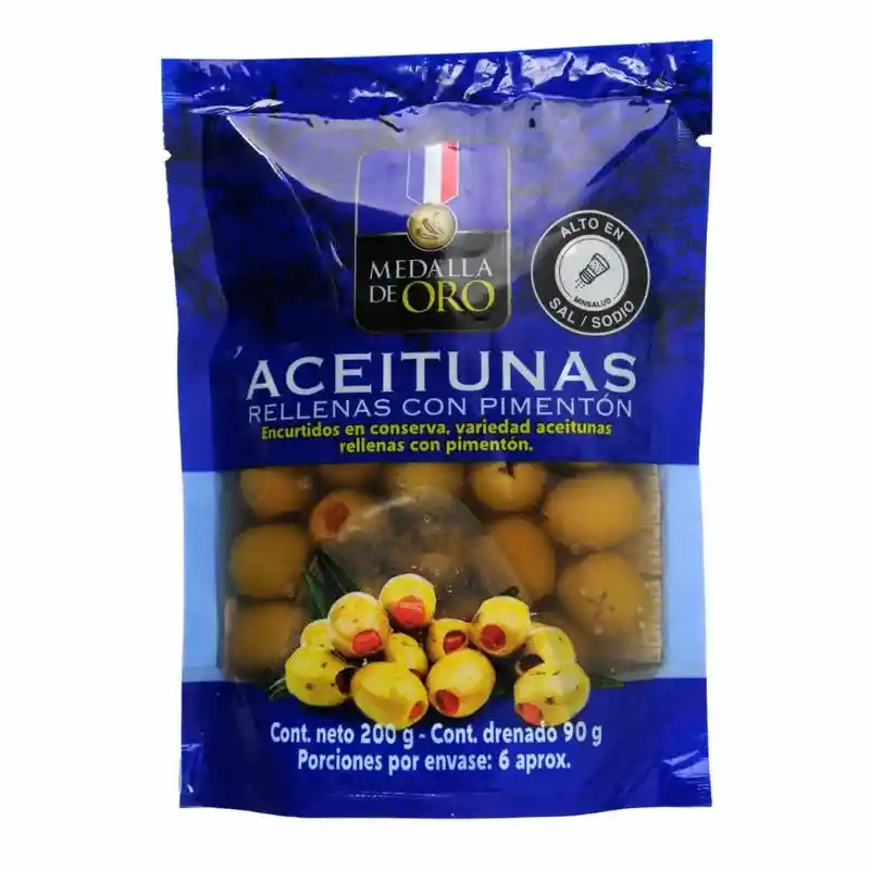 Medalla Oro Aceituna Deshuesado