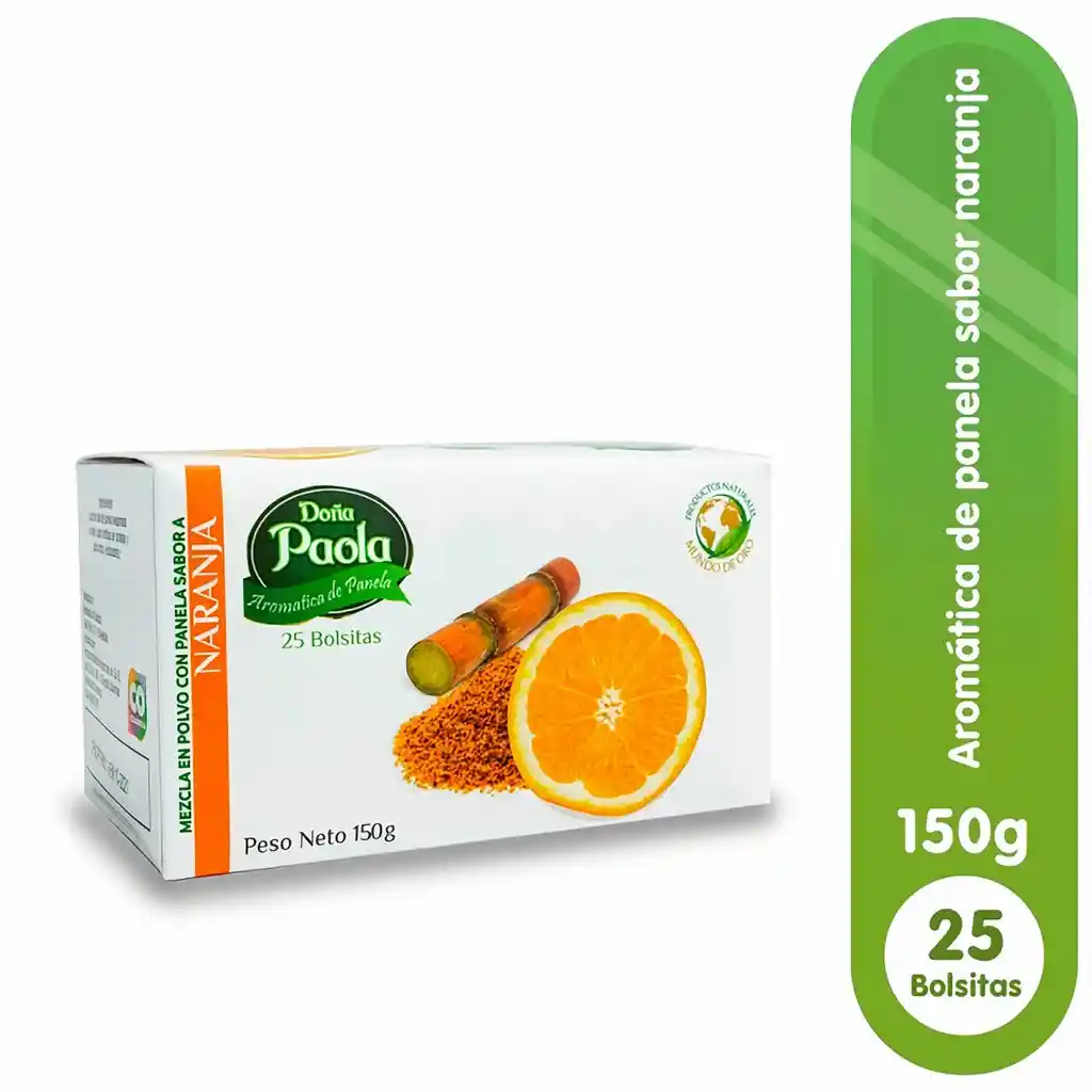 Aroma Doña Paola Tica Panela Naranja