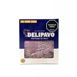 Delipavo Pastrami de Pavo Libre de Grasa