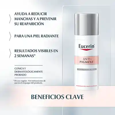 Eucerin Crema Facial de Noche Anti Pigment 50 mL