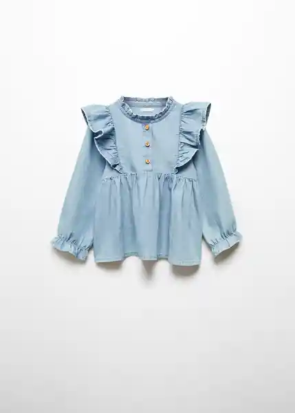 Camisa Andreab Indigo Talla 97 Niñas Mango