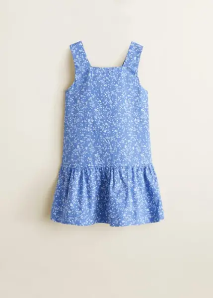 Vestido Laia Azul Talla 04 Niña Mango