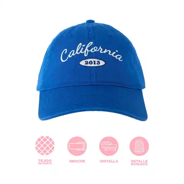 Gorra de Béisbol California Azul Miniso