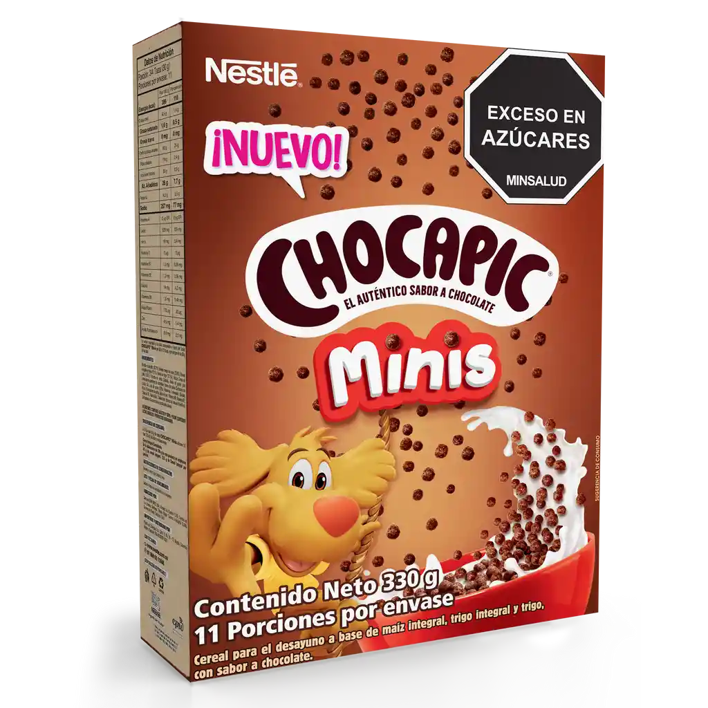 Cereal CHOCAPIC Nestlé Minis por 330g