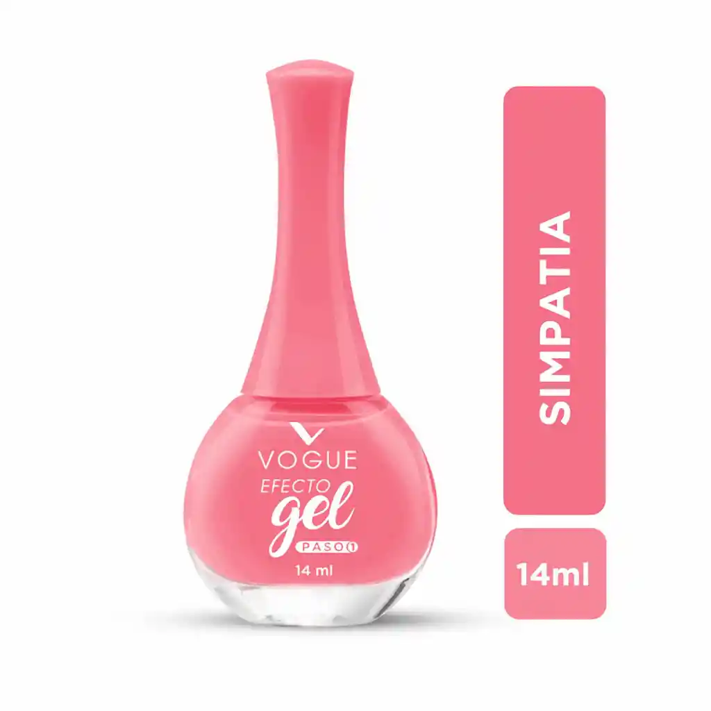 Vogue Esmalte Efecto Gel Tono Simpatía