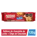 Galletas Choco Cookies NESTLÉ con relleno y chips de chocolate x 120g