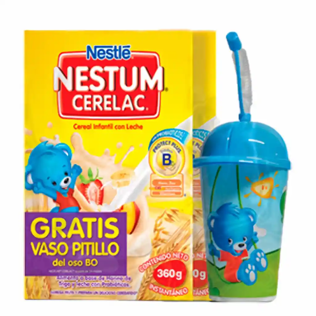 Nestum Cereal Infantil Con Vaso