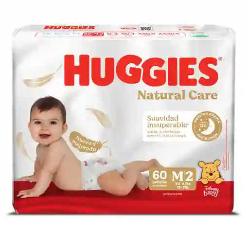 Panal Huggies Natural Care Talla M