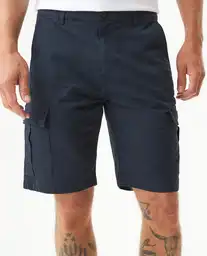 Short Cargo Azul Medianoche Ultraoscuro Talla 30 Chevignon
