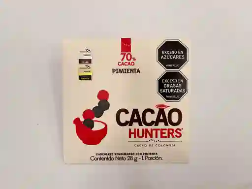 Chocolate Cacao Hunters Pimienta (28 Gr)