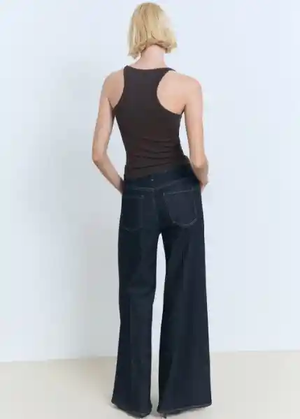 Top Chloe Antracita Talla S Mujer Mango