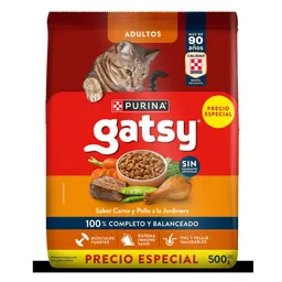 Alimento Para Gatos Pollo y Carne Purina Gatsy