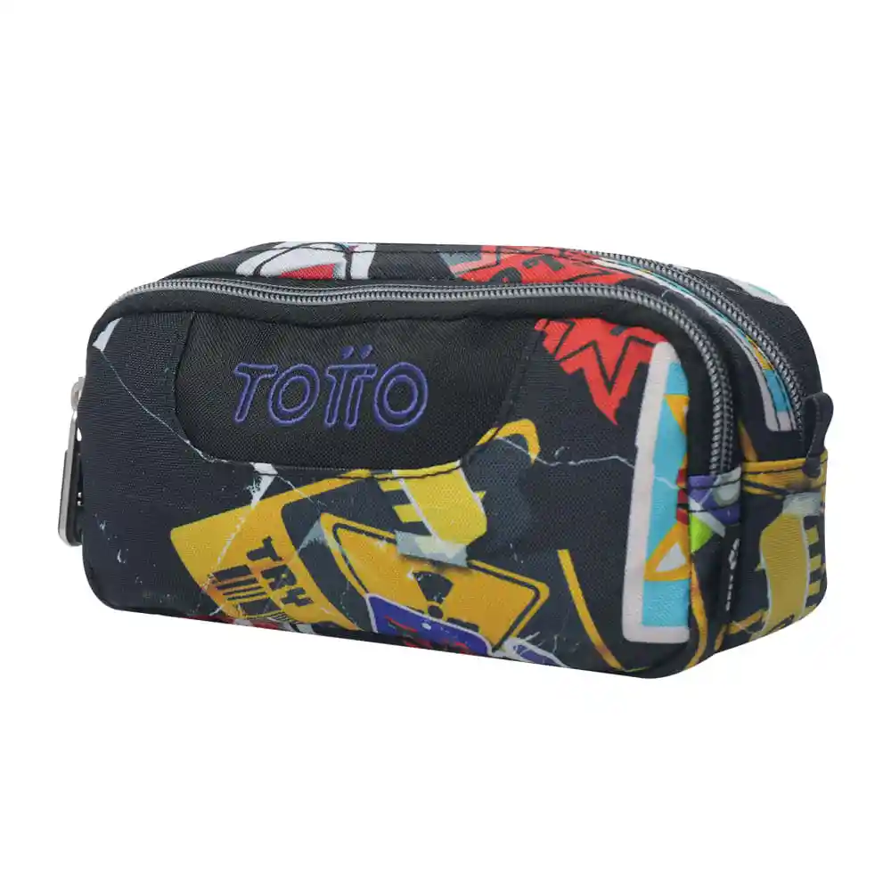 Cartuchera Totto Sobre Negro