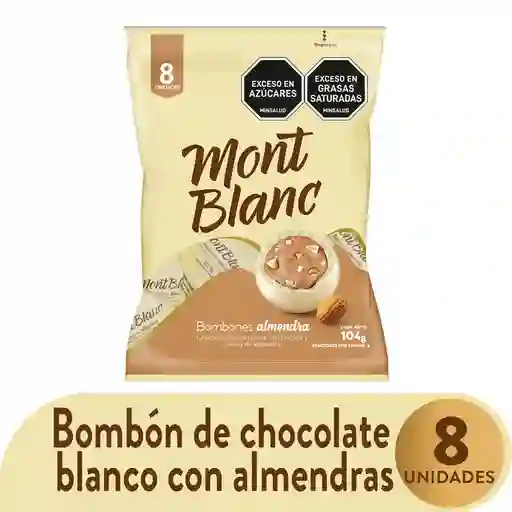 Chocolatina Montblanc Bombon Almendra