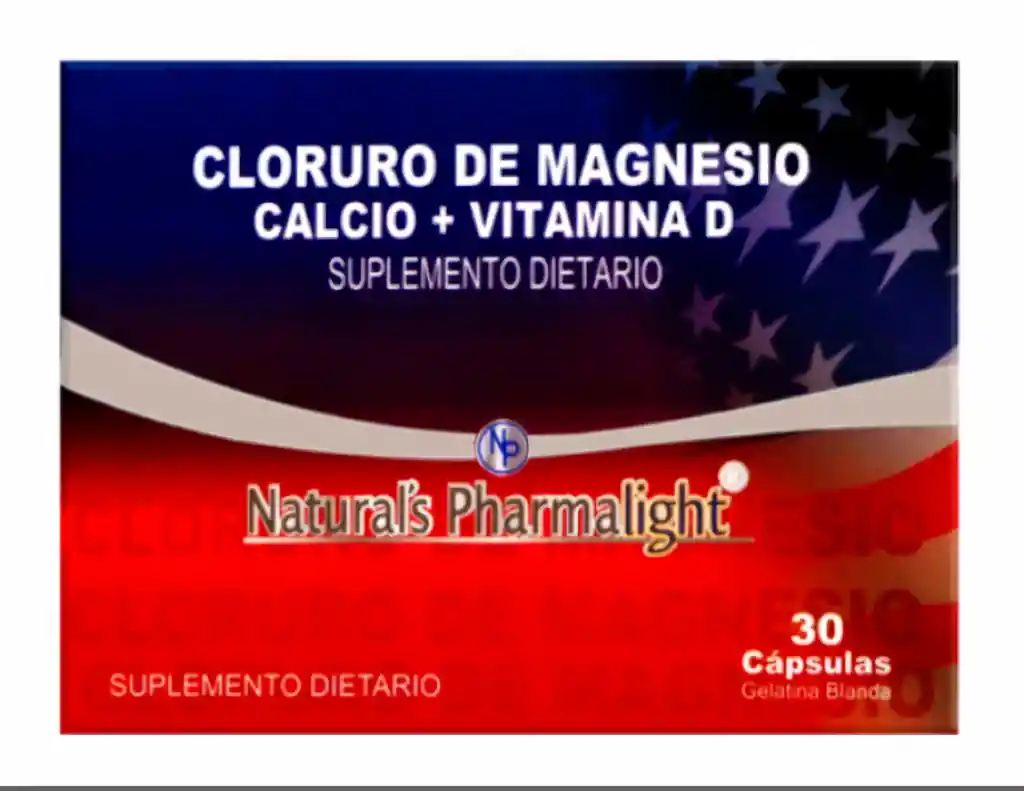 NATURAL´S Pharmalight Cloruro De Magnesio + Calcio + Vitamina D Suplemento 