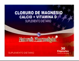  NATURAL´S Pharmalight Cloruro De Magnesio + Calcio + Vitamina D Suplemento 
