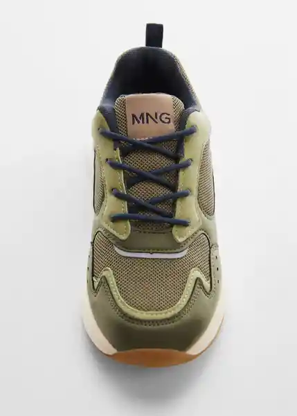 Tenis Deportiva Biel Khaki Talla 35 Niños Mango