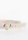 Cinturón Lizz Crudo Talla L Mujer Mango