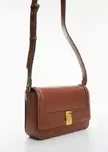 Bolso M Luxor Cuero Talla 99 Mujer Mango