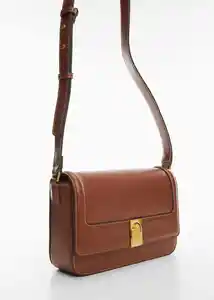 Bolso M Luxor Cuero Talla 99 Mujer Mango