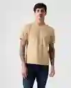Camiseta Hombre Beige Talla L 842G004_BEI131106 Americanino