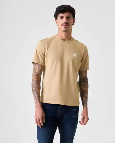 Camiseta Hombre Beige Talla L 842G004_BEI131106 Americanino