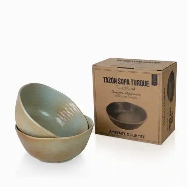 Ambiente Gourmet Set Bowl Sopa Turque 17.5 cm