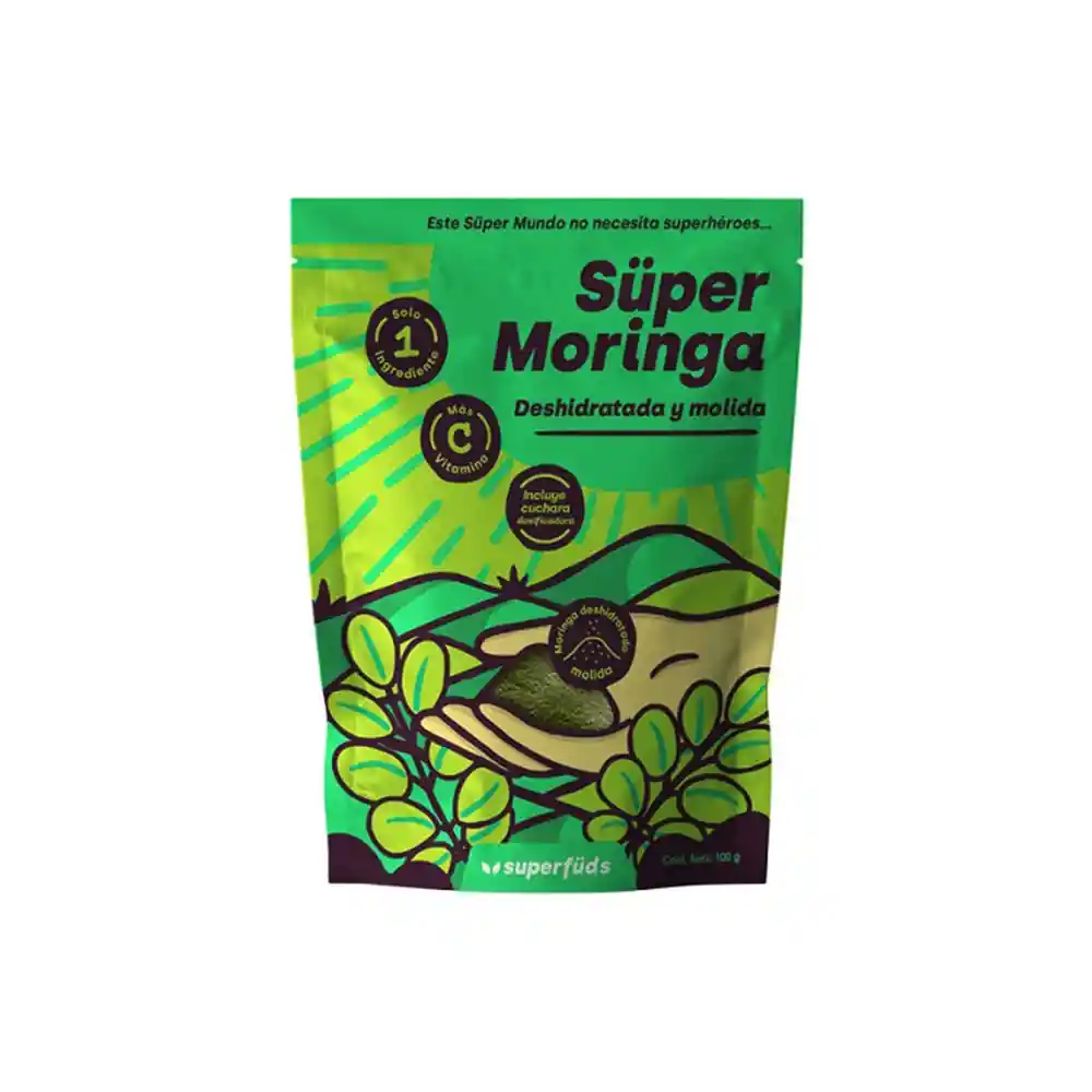 Super Superfuds Moringa Deshidratada y Molida