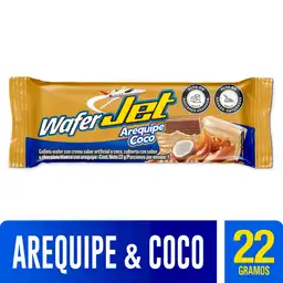 Jet Galleta Wafer Sabor a Arequipe y Coco