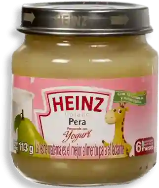 Heinz Compota de Pera con Yogurt