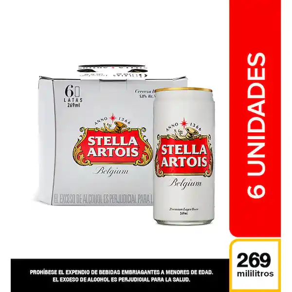 Stella Artois Cerveza en Lata