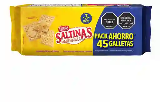 Galletas Saltinas 3 Tacos Mantequilla (288 Gr)