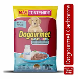 Dogourmet Alimento Seco para Perros Cachorros Sabor Carne y Leche